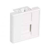 Вставка типа Mosaic 45x45 мм, 1 порт, под модули-вставки типа Keystone, белая, 10 шт