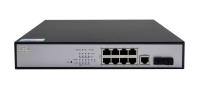 Коммутатор GIGALINK GL-SW-G204-10P L2 управляемый, 8 PoE (802.3af/at) портов 10/100/1000 Мб/с, 2 SFP, 150Вт