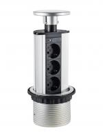 Блок розеточный настольный, 3 розетки (45х45мм)