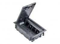 Люк в пол на 8 постов с суппортом и коробкой (45х45мм), пластик