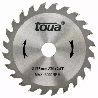 Диск пильный по дереву Toua 125x20 мм 24T