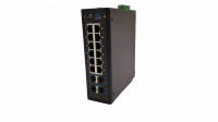 Коммутатор GIGALINK, L3, индустриальный на DIN рейку, 8x10/100/1000Мбит/с PoE (af/at), 4x10/100/1000Мбит/с RJ-45, 4x10Гбит/с SFP+, 1 Консольный RJ-45, питание 48В (блок питания поставляется отдельно 480 Ватт)