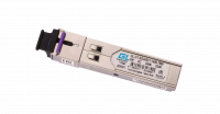 Модуль GIGALINK SFP, WDM, 1,25Гбит/c, одно волокно SM, SC, Tx:1490/Rx:1550 нм, DDM, 24 дБ (до 80 км)