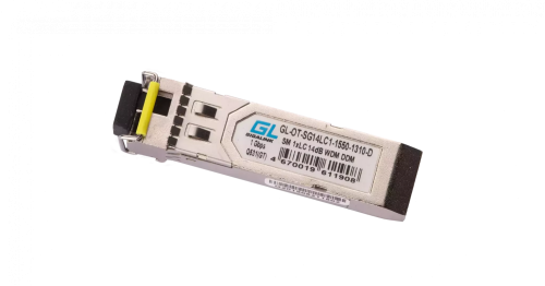 Модуль GIGALINK SFP, WDM, 1,25Гбит/c, одно волокно SM, LC, Tx:1550/Rx:1310 нм, DDM, 14 дБ (до 20 км)