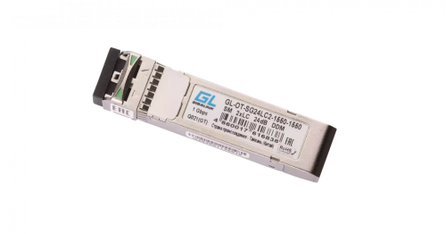 Модуль GIGALINK SFP, 1,25Гбит/c, два волокна SM, 2xLC, 24 дБ, DDM, 1550 нм (до 80 км) (GL-15GT)