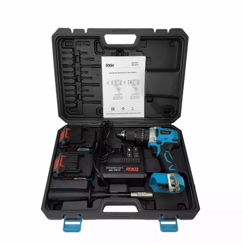 Аккумуляторная ударная дрель-шуруповерт Toua DBLID180-1