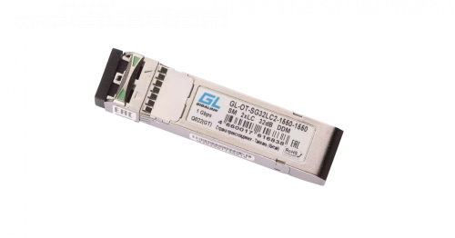 Модуль GIGALINK SFP, 1,25Гбит/c, два волокна SM, 2xLC, 1550 нм, DDM, 32 дБ (до 120 км) (GL-16GT)