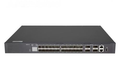 Управляемый коммутатор GIGALINK,L3,24*1/10G SFP+,4*40/100G QSFP28,1miniUSB, 2*RJ45(консоль+управление)